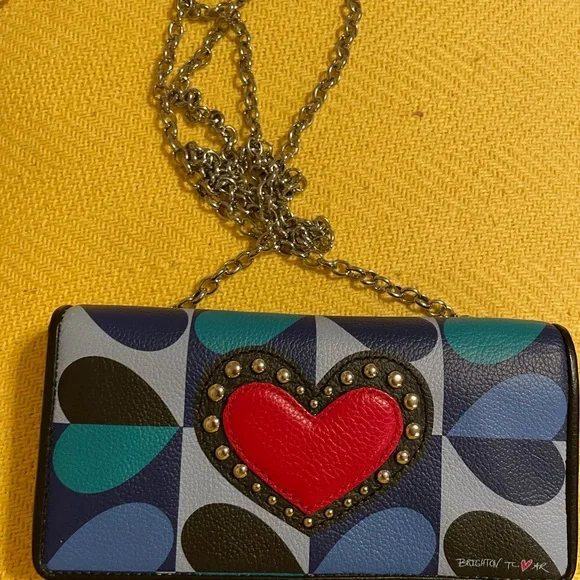 Brighton Fashionista Colorful Heart-Embellished Women's Bag